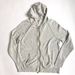 Zenergy by Chico’s Hooded Zip Cardigan Sweater Size 1 M